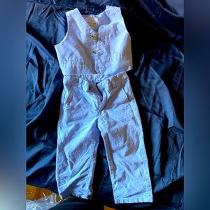 Janie & Jack Baby Blue Vest & Pants, 2 piece set